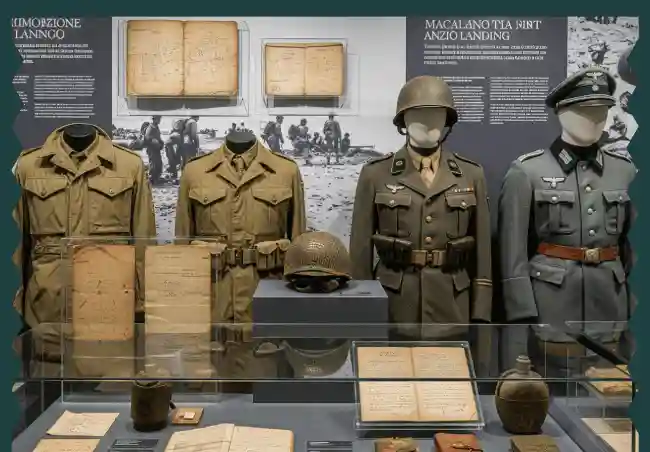 Foto delle divise esposte