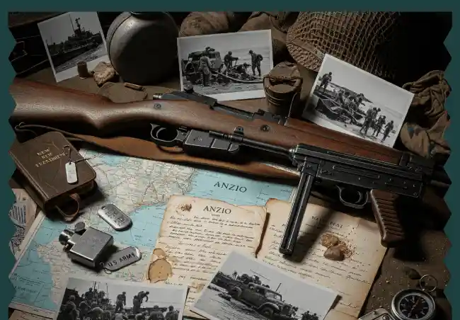 Foto dei cimeli di guerra